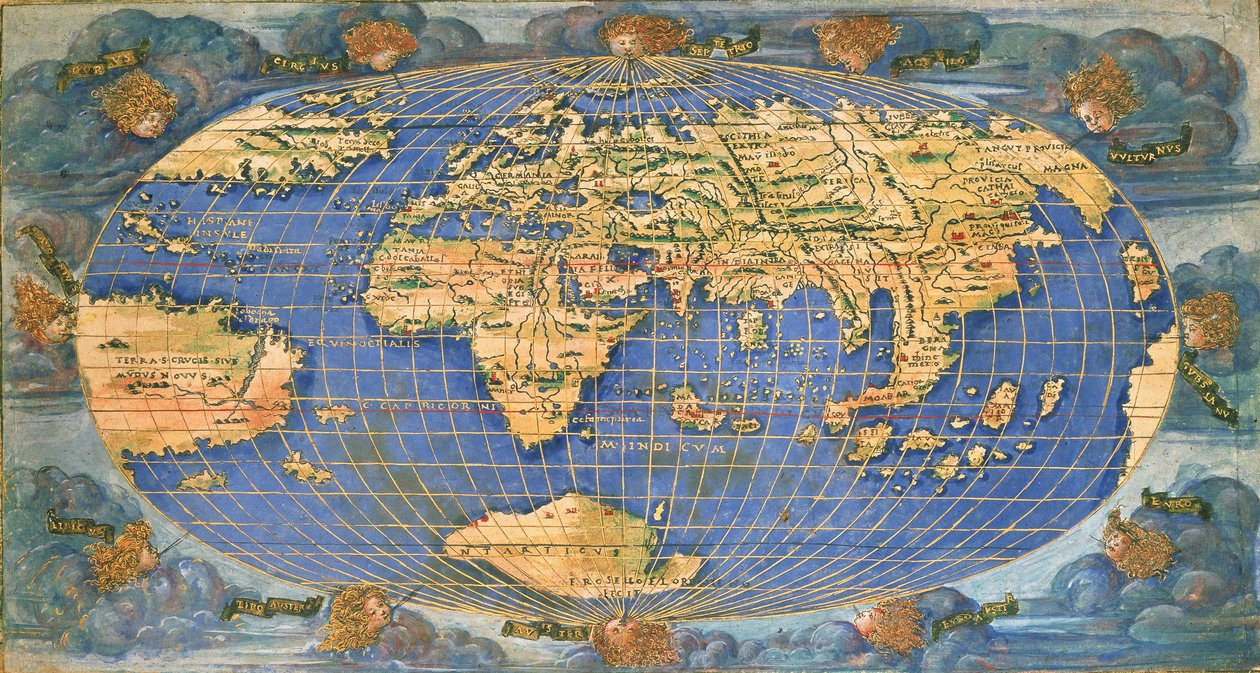 Carte du monde - Francesco Rosselli