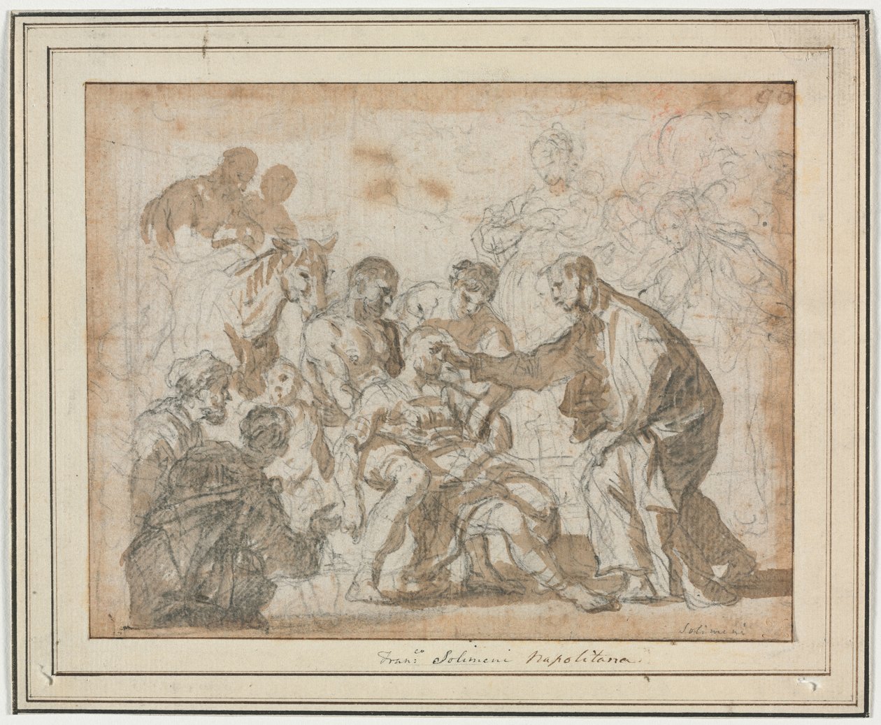 Un miracle de Saint Maurus - Francesco Solimena