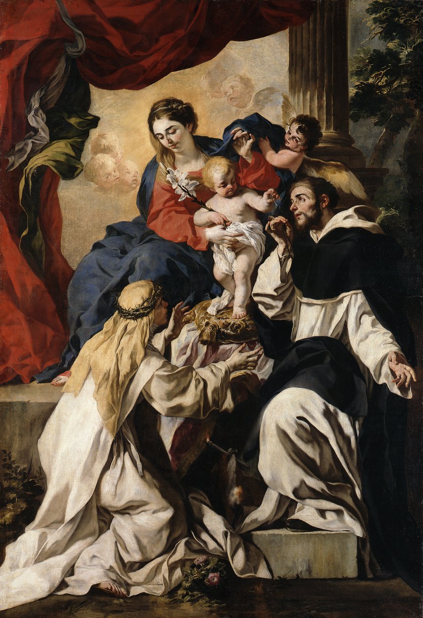 La Vierge trônant avec l