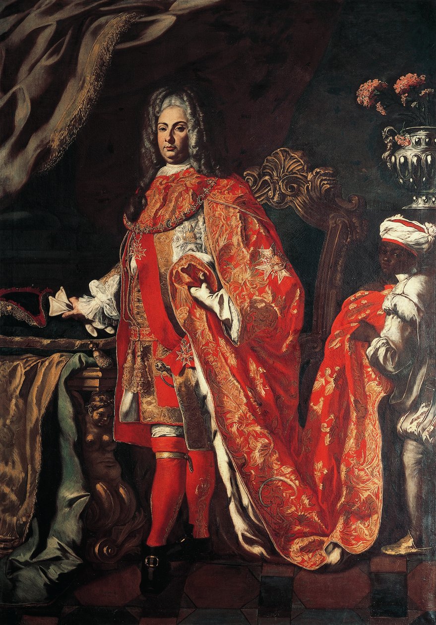 Portrait de Marzio Carafa, duc de Maddaloni, par Francesco Solimena (1647-1747) - Francesco Solimena