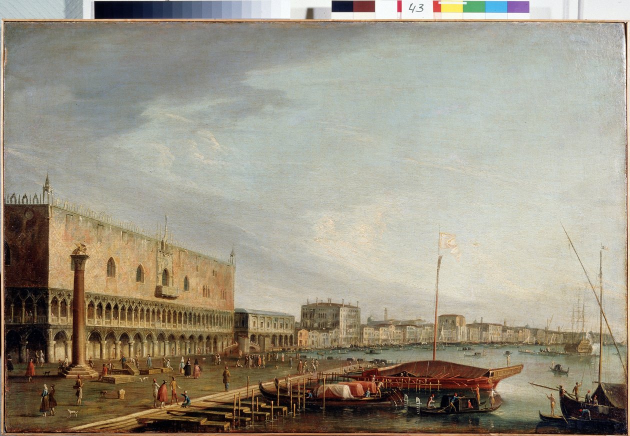 Vue de la place Saint Marc avec le palais des doges à Venise - Francesco Tironi
