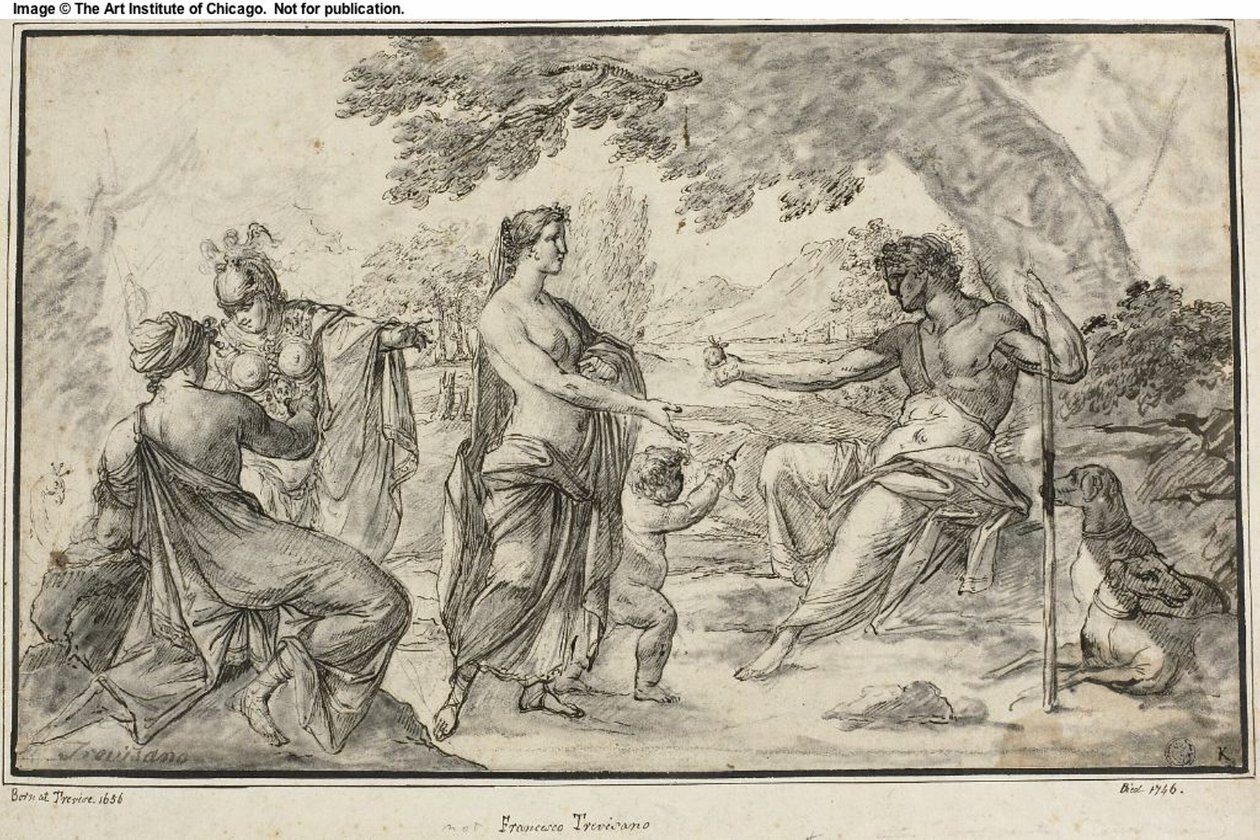 Le Jugement de Pâris - Francesco Trevisani