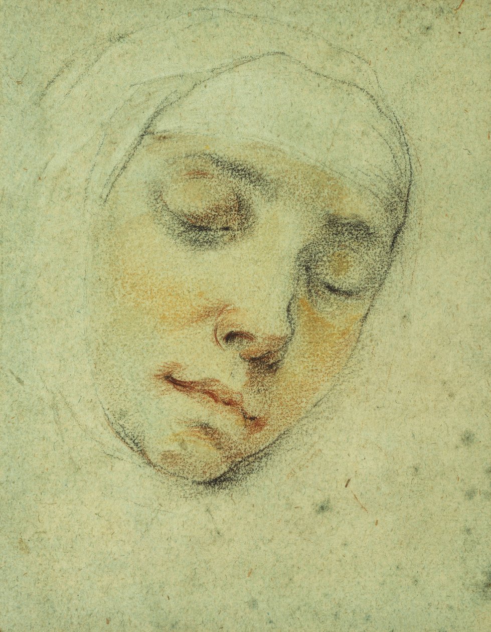 Portrait de Pasitea Crogi, les yeux fermés en extase - Francesco Vanni