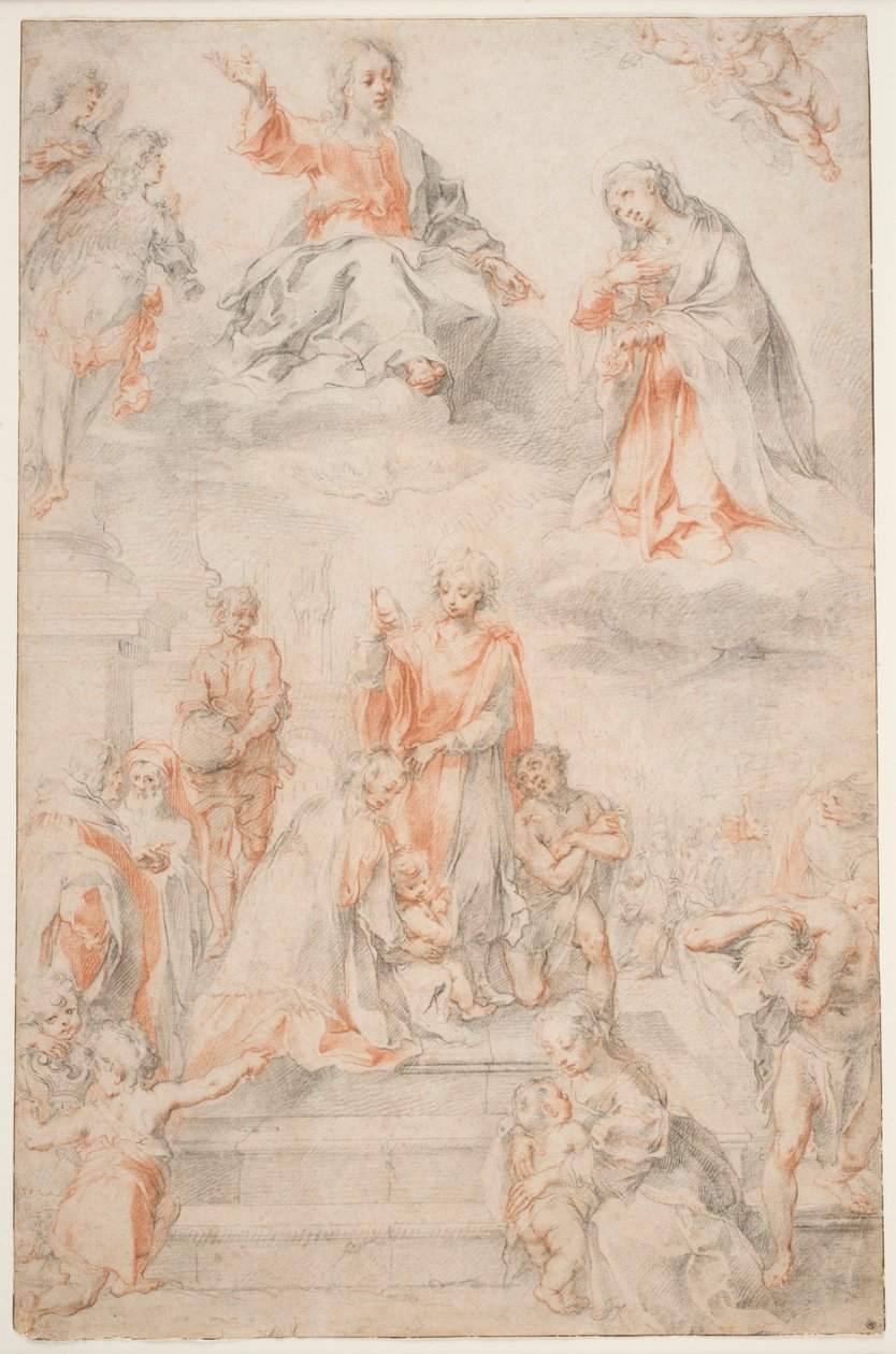 Saint Ansano baptisant les Siennois, c.1593 - Francesco Vanni
