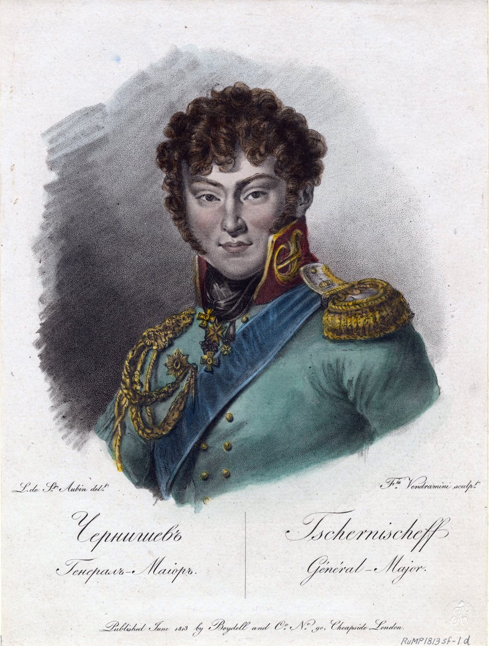 Portrait du comte Alexandre Ivanovitch Tchernychev - Francesco Vendramini