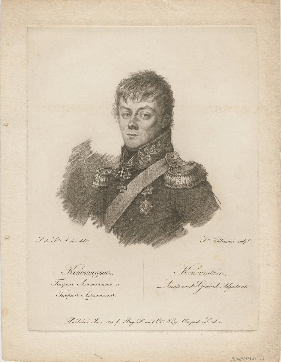 Portrait du comte Pyotr Petrovich Konovnitsyn 1764-1822 - Francesco Vendramini