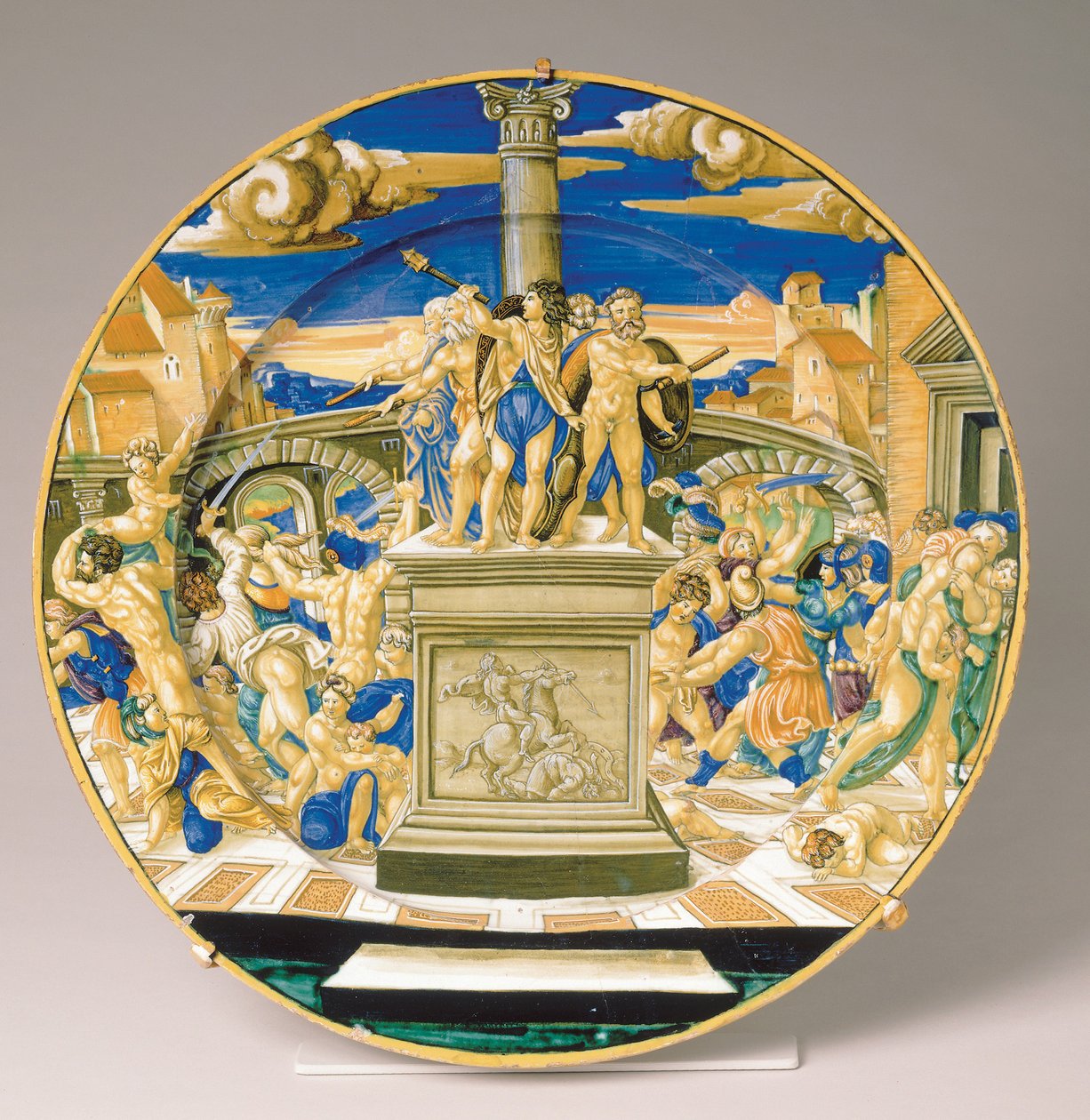 Assiette avec le Massacre des Innocents, vers 1527-30 - Francesco Xanto Avelli
