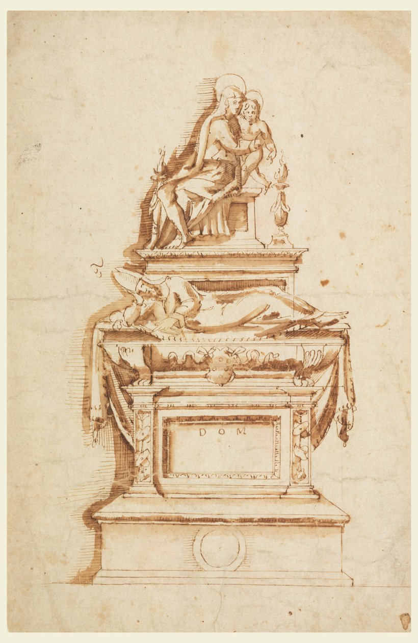 Projet de monument sépulcral pour un cardinal Médicis - Francesco da Sangallo