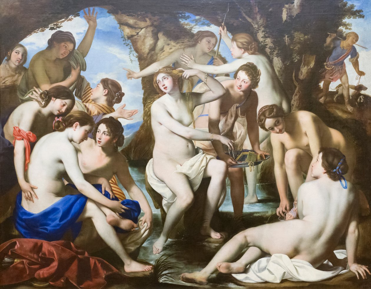 Le bain de Diane - Francesco de (c.1600 54) Rosa
