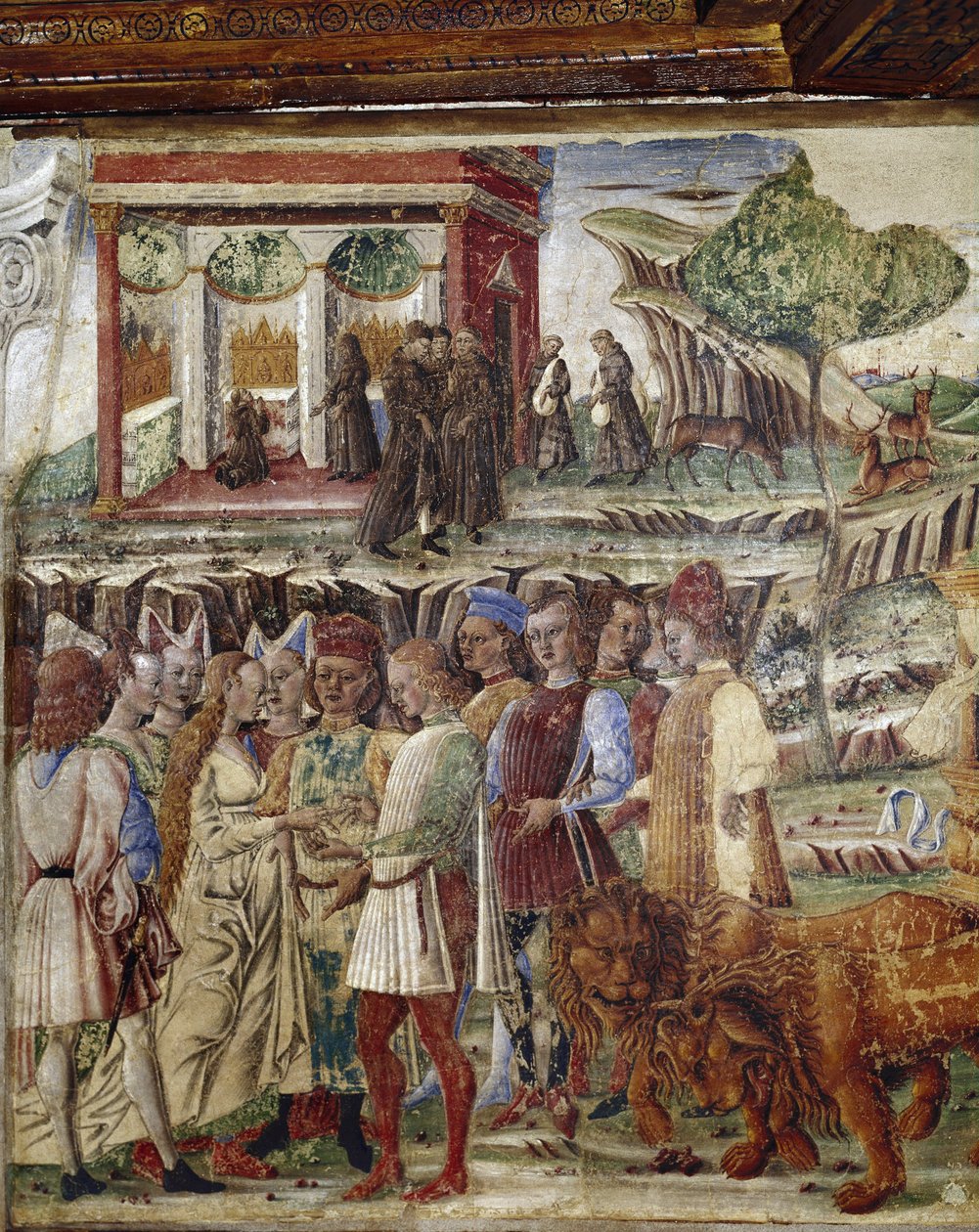 Allégorie du mois de juillet (détail) - Francesco del Cossa