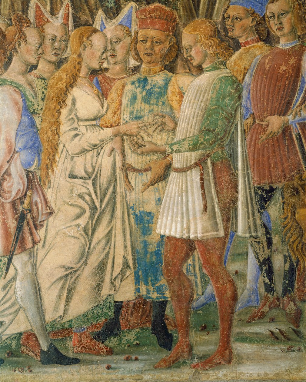 Italie, Ferrare, Palazzo Schifanoia, La Salle du Mois, Le mois de juin par Francesco del Cossa - Francesco del Cossa