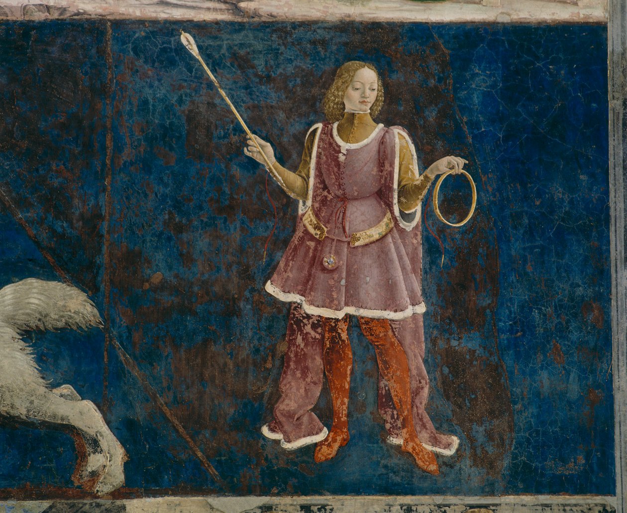 Un des trois décans qui surveillent le mois de mars, Il Salone dei Mesi, 1470-99 - Francesco del Cossa