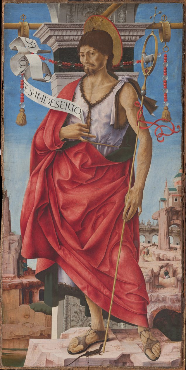 Polittico Griffoni : Saint Jean-Baptiste, vers 1472-1473 - Francesco del Cossa