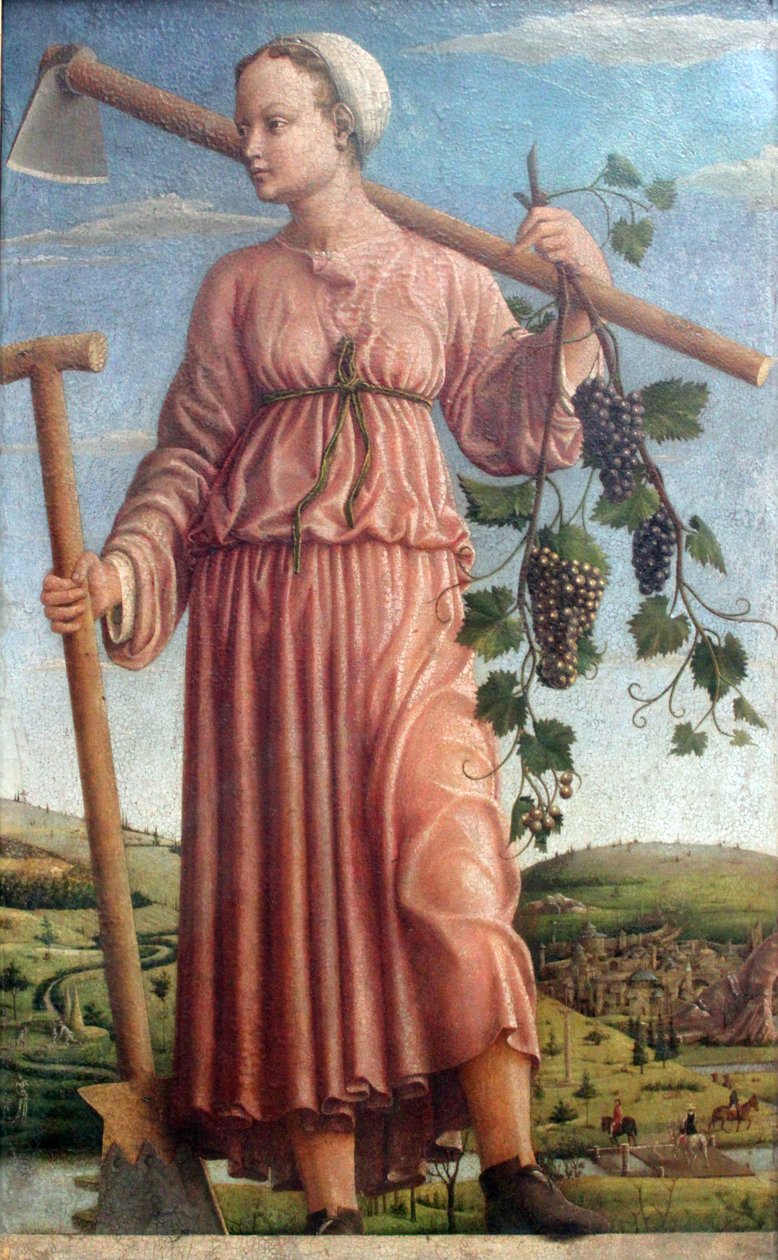 Polyhymnie, la muse de la poésie sacrée - Francesco del Cossa