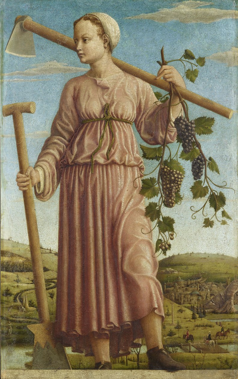 La Muse Polyhymnia | Francesco del Cossa | Estampe d'art