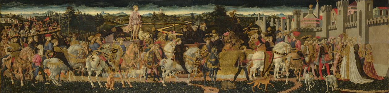 Le Triomphe de David, vers 1450 - Francesco di Stefano Pesellino