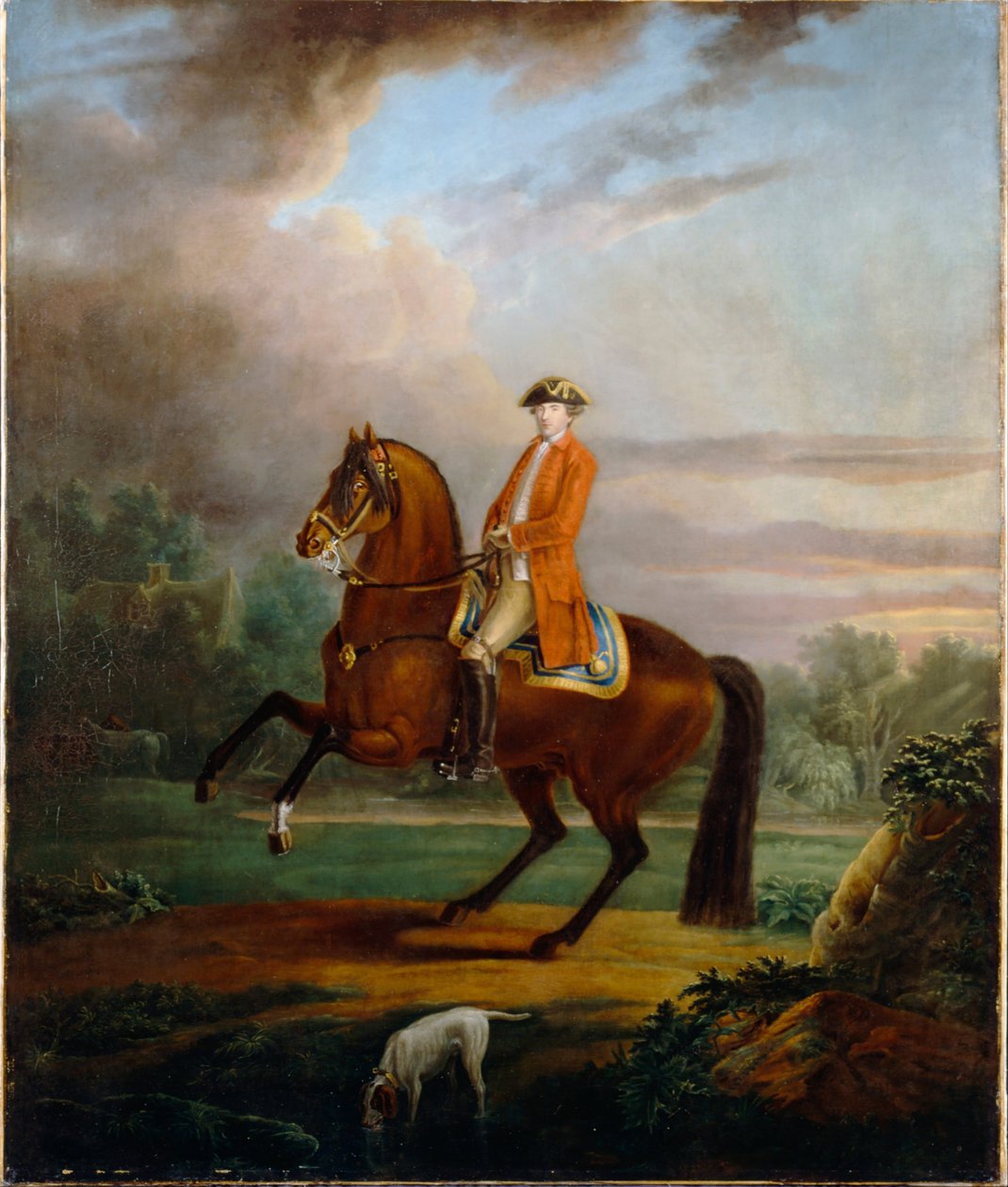 Un homme, appelé Noel Desenfans à cheval - Francis Bourgeois