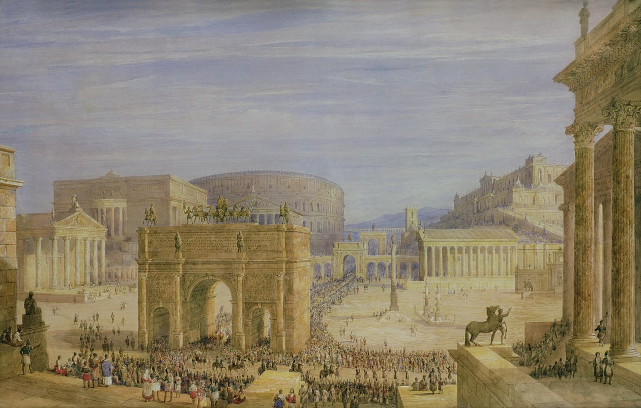 Le Forum Romain - Francis Vyvyan Jago Arundale