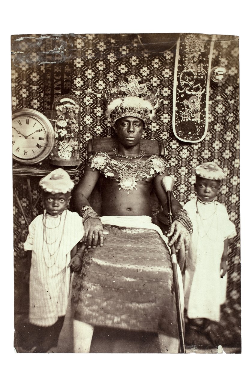 Roi de Calabar, Nigeria, c.1870 - Francis W. Joaque