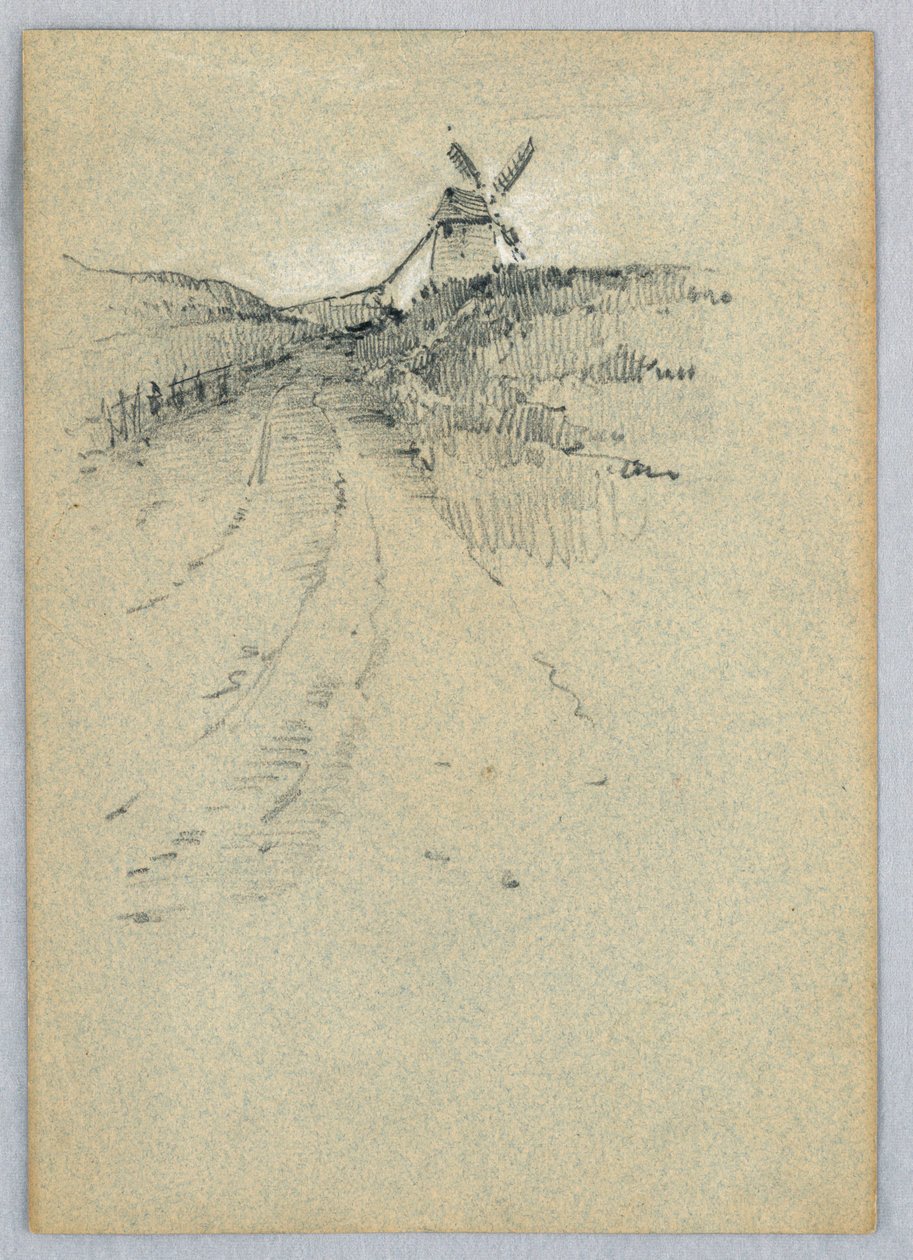 Un moulin à vent - Francis Augustus Lathrop