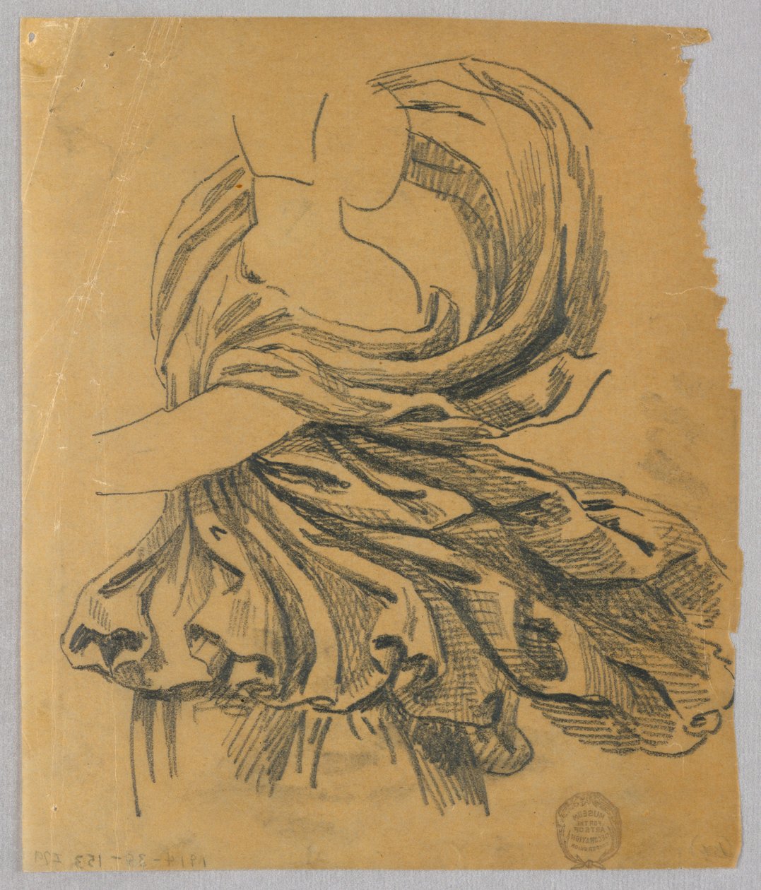 Étude de draperie - Francis Augustus Lathrop