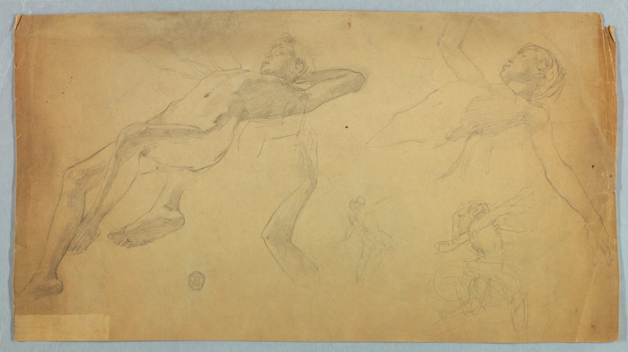 Esquisses de figures nues - Francis Augustus Lathrop