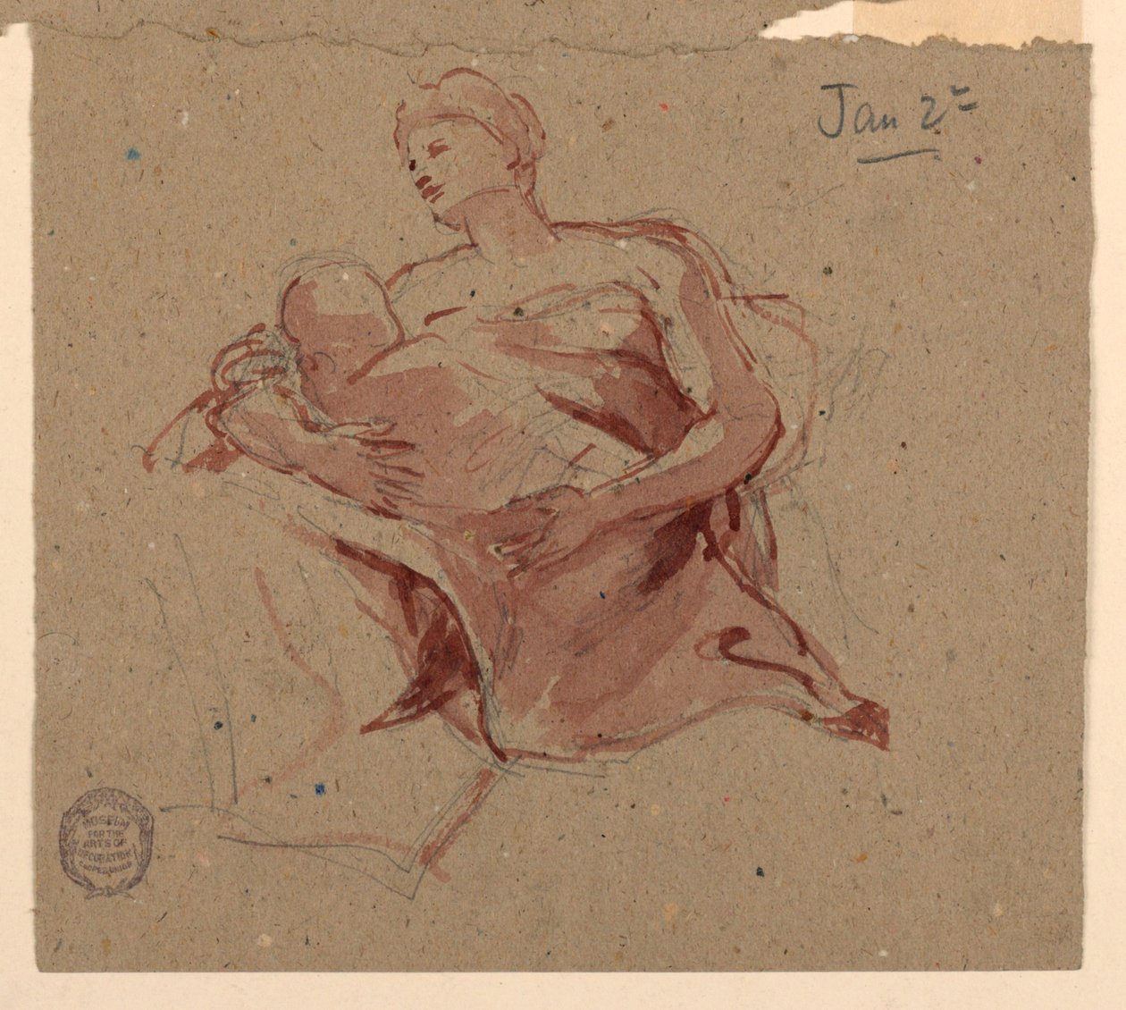 Étude pour "Charité", Église Saint-Barthélemy, New York, NY - Francis Augustus Lathrop