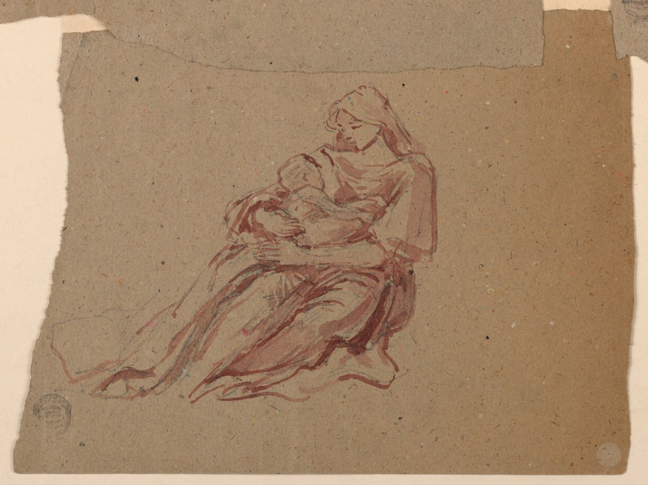 Étude pour "Charité", Église Saint-Barthélemy, New York, NY - Francis Augustus Lathrop