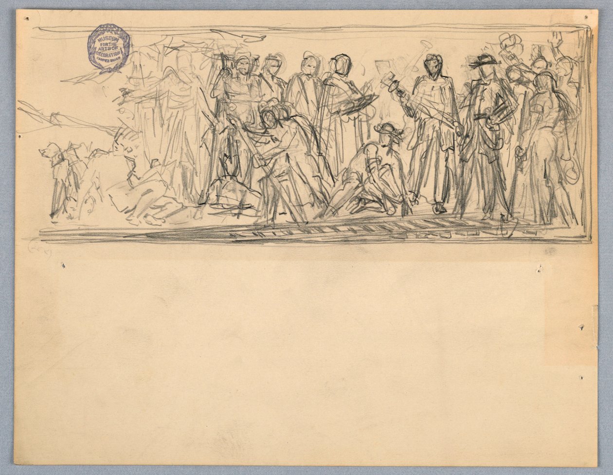 Étude pour une murale ou un panneau - Francis Augustus Lathrop