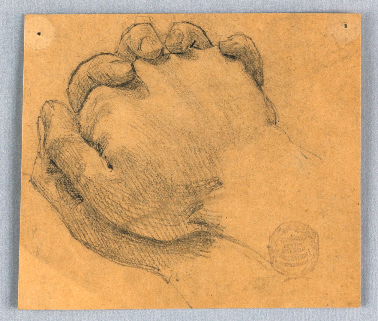 Étude de mains jointes - Francis Augustus Lathrop