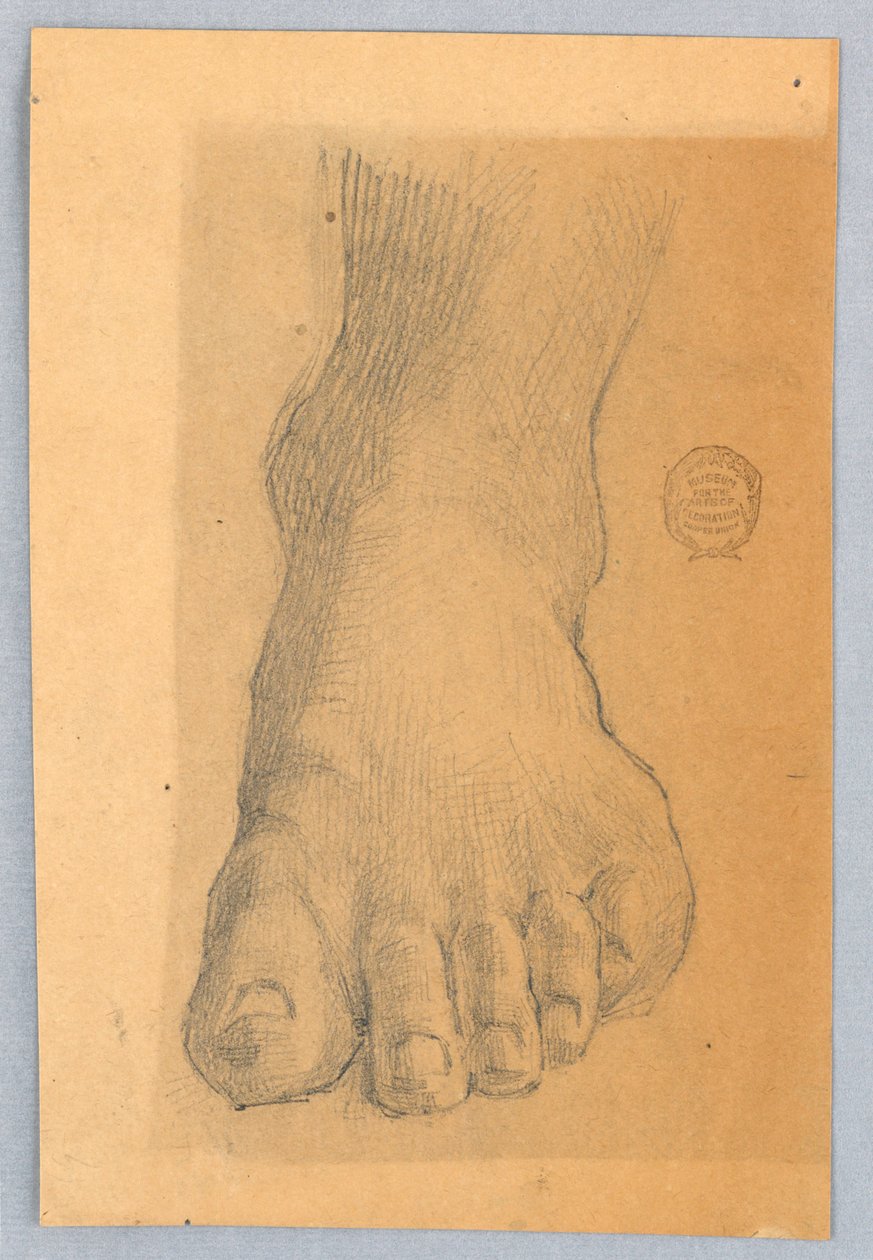 Étude du pied gauche - Francis Augustus Lathrop
