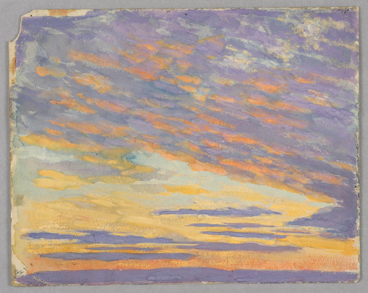 Étude de nuages, Rome, Italie - Francis Augustus Lathrop