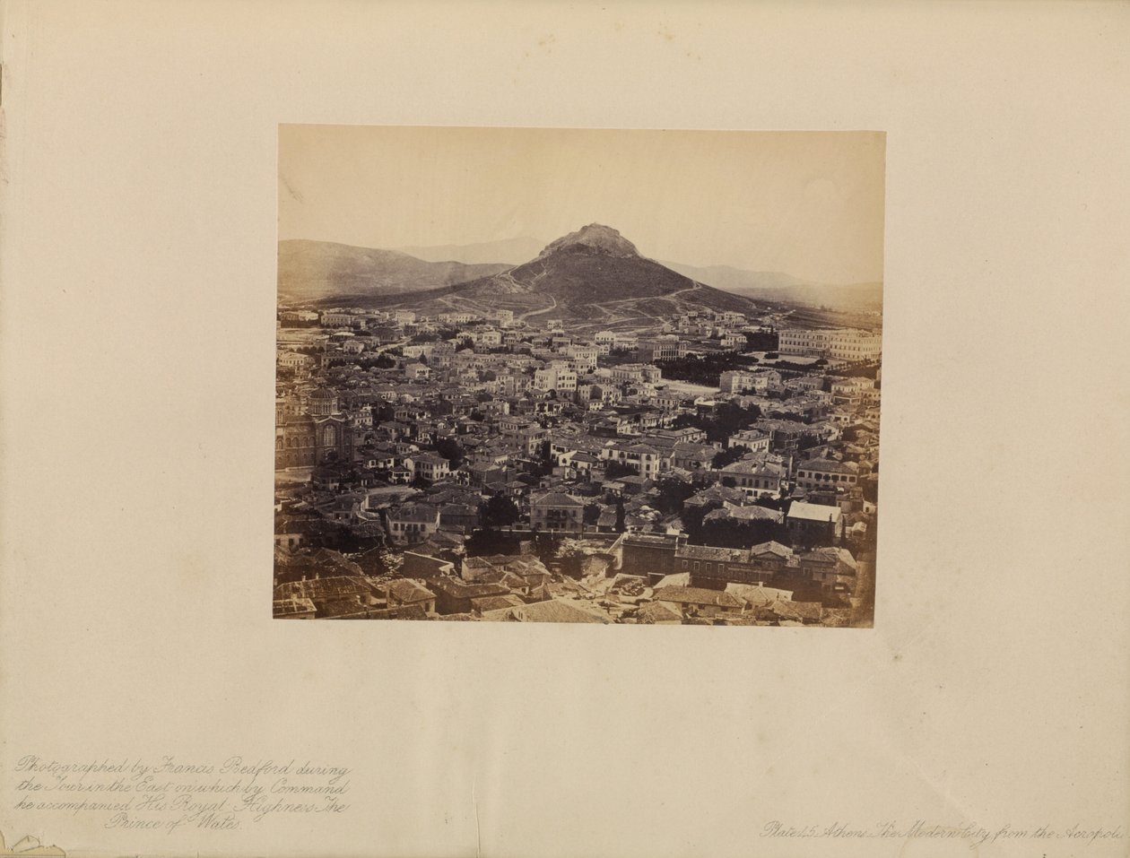 Athènes - La ville moderne depuis l