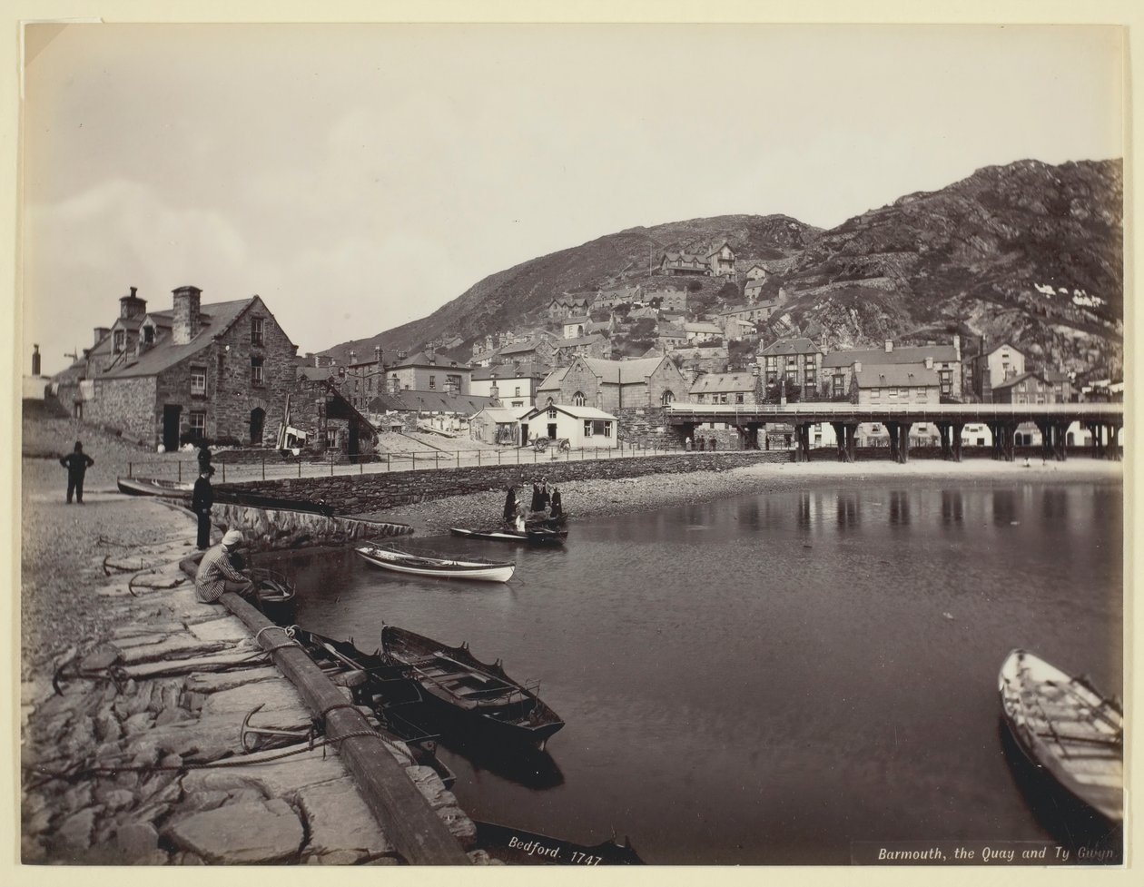 Barmouth, le quai et Ty Gwyn - Francis Bedford