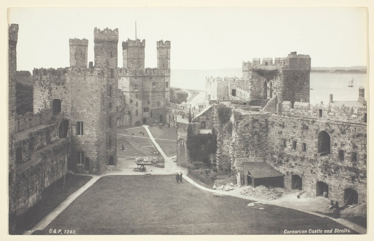 Château de Carnavon et détroits - Francis Bedford