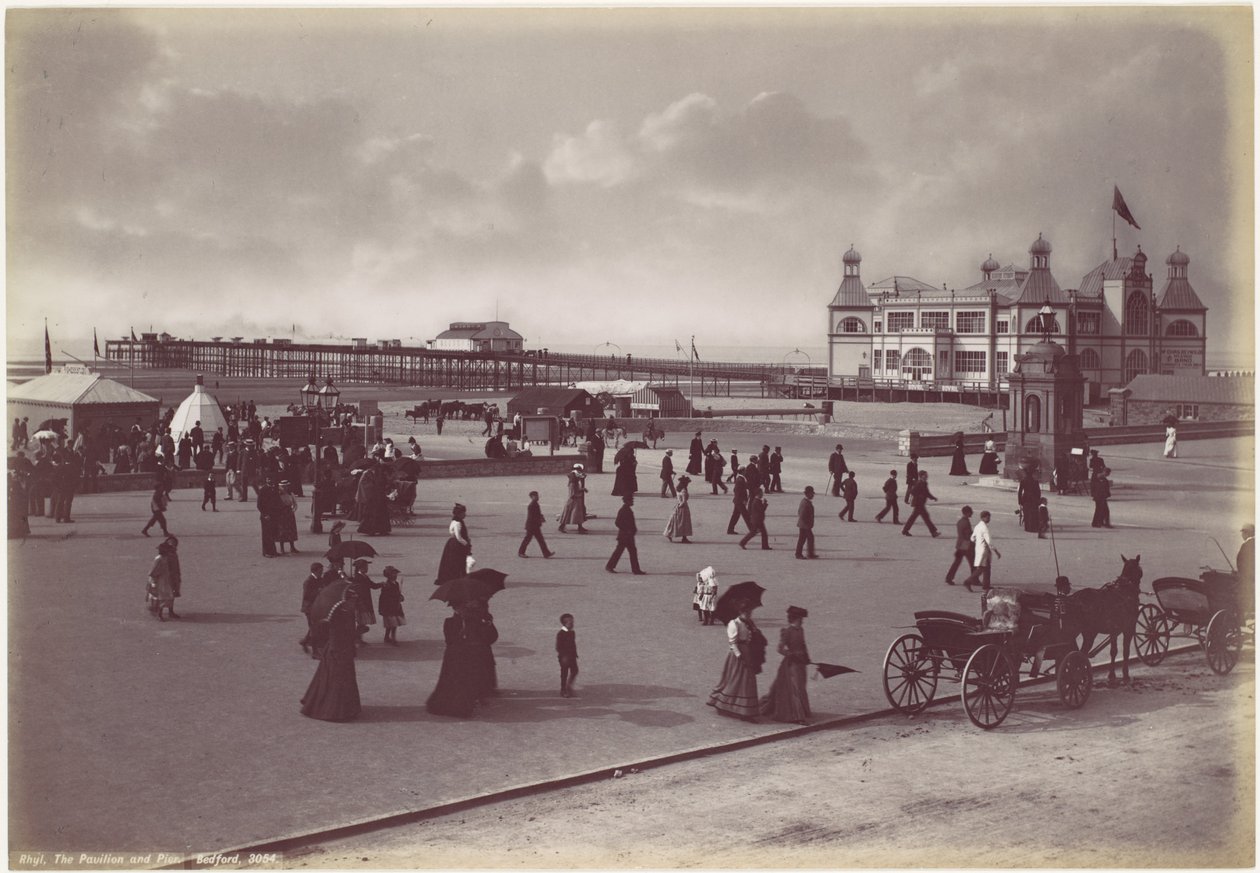 Rhyl. Le pavillon et la jetée - Francis Bedford