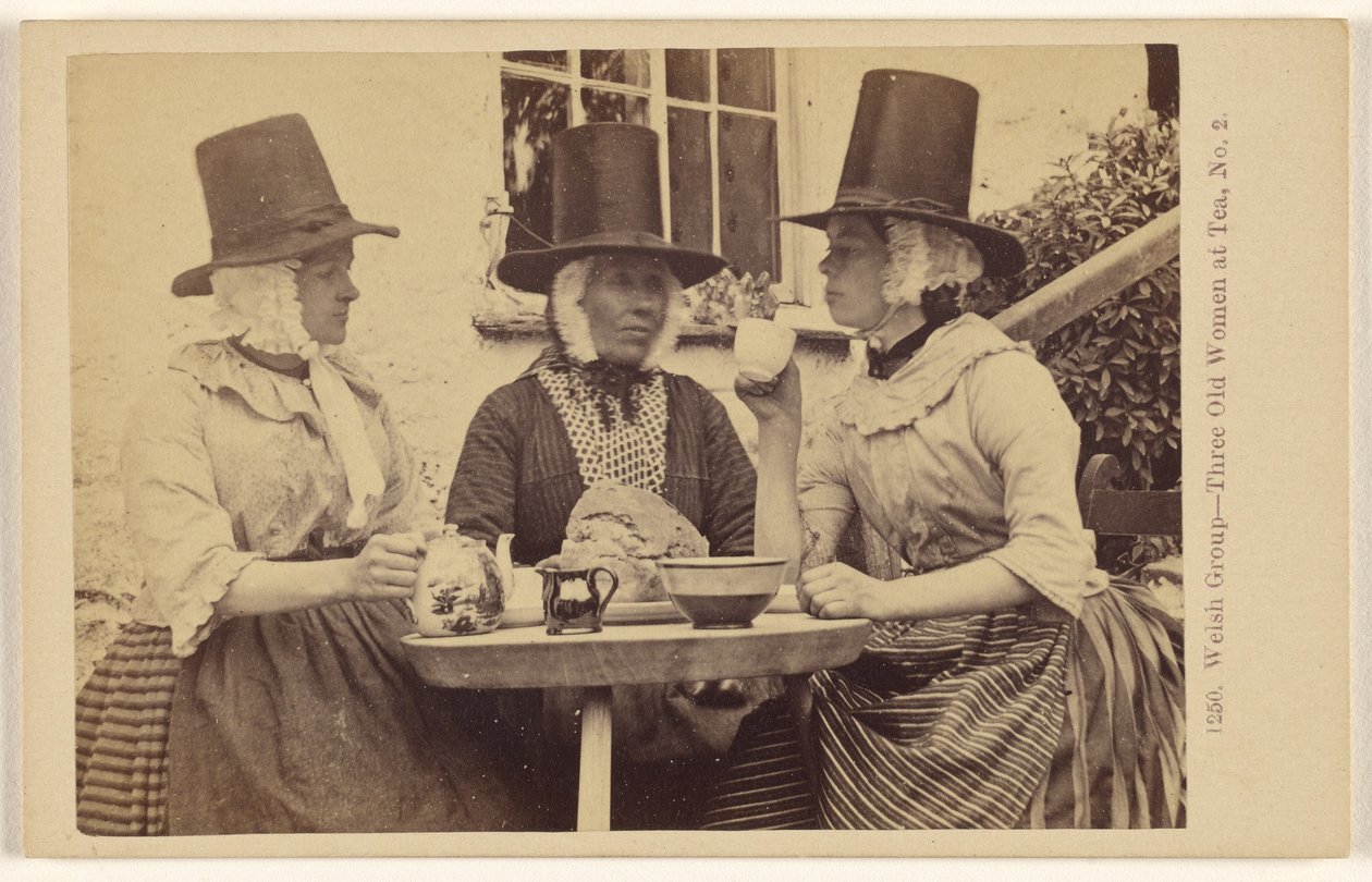 Groupe gallois - Trois vieilles femmes au thé, n° 2 - Francis Bedford