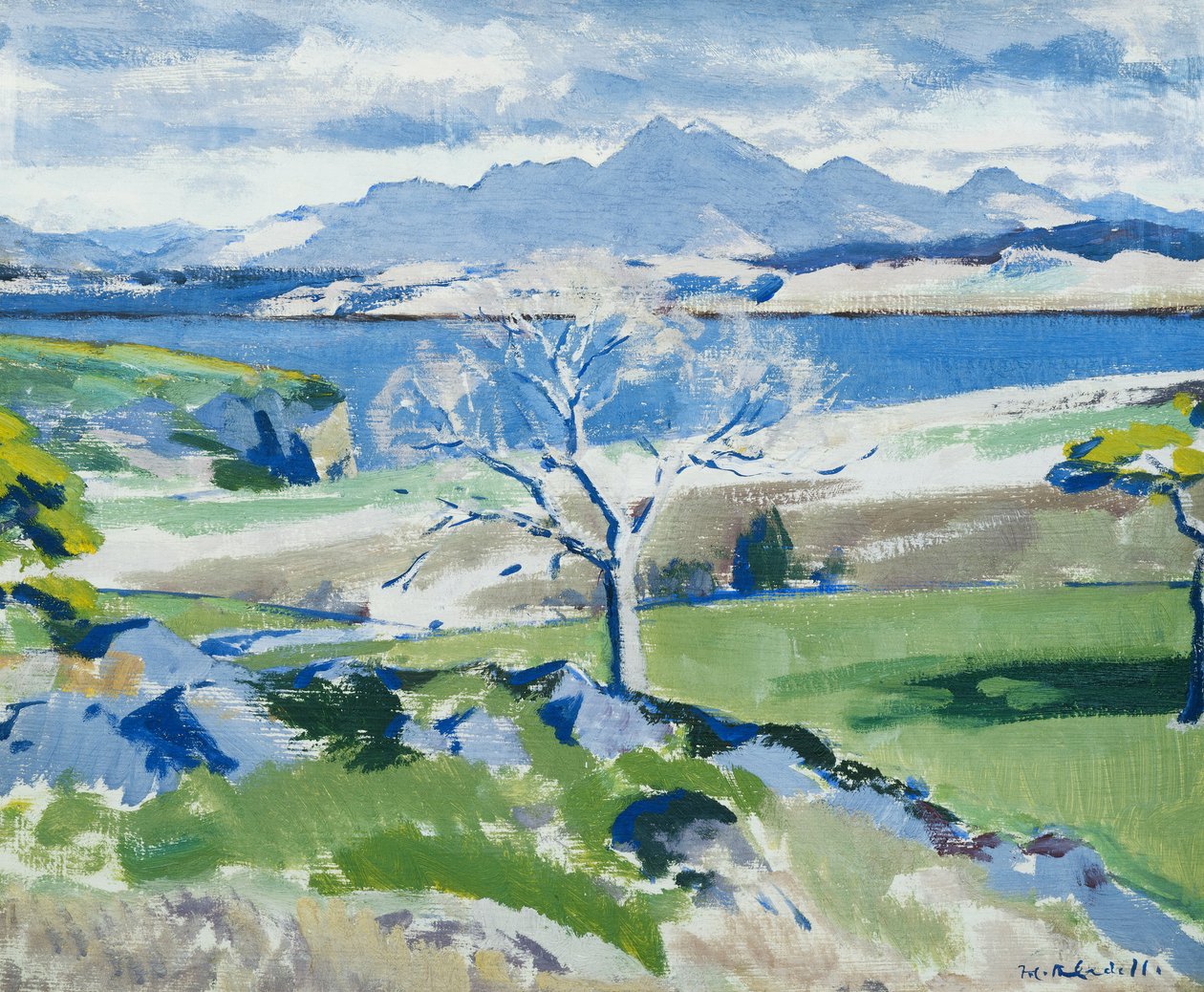 Ben Cruachan depuis Achnacraig, Mull, vers 1931 - Francis Campbell Boileau Cadell