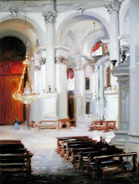 Intérieur de la Salute, Venise - Francis Campbell Boileau Cadell