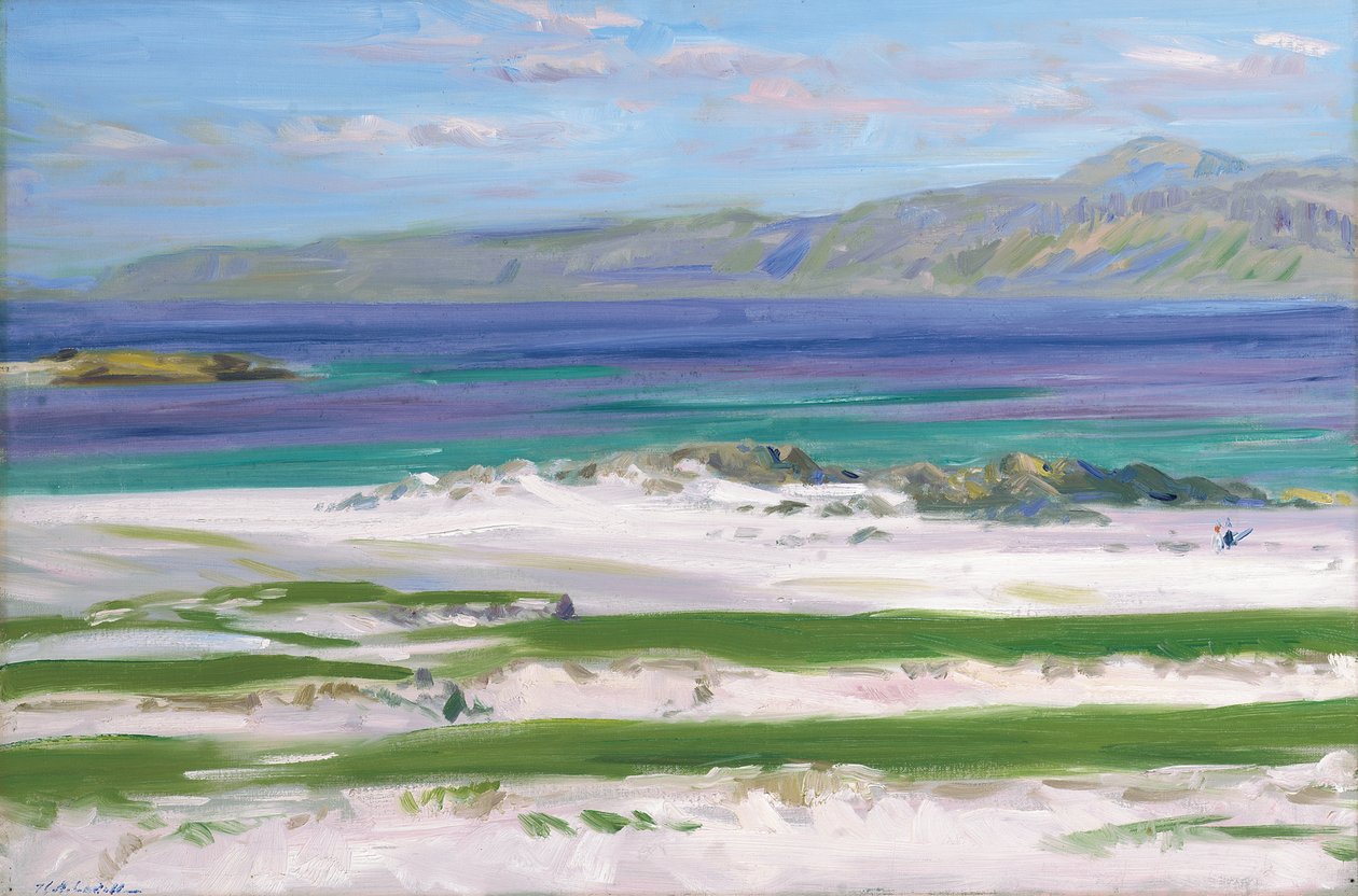 Iona Sound et Ben More - Francis Campbell Boileau Cadell