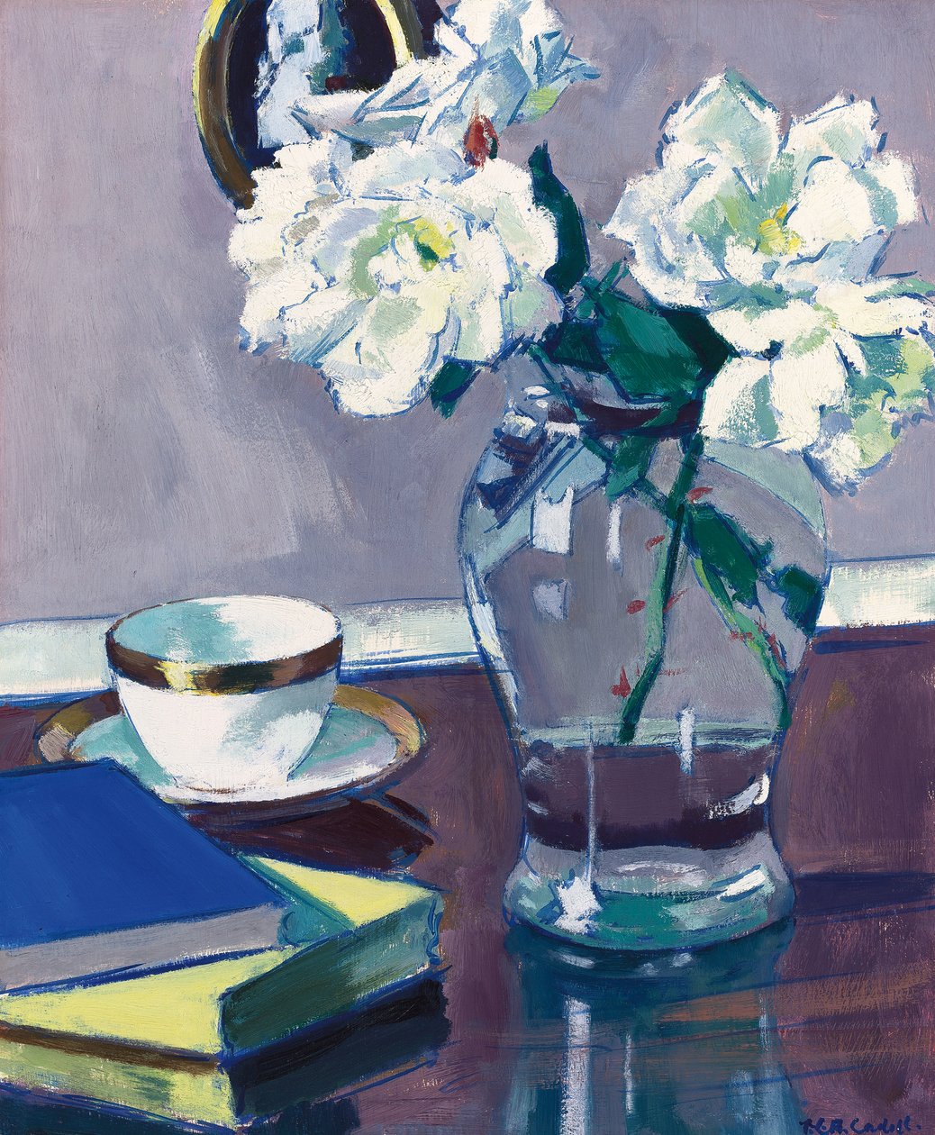 Roses, fin des années 1920 - Francis Campbell Boileau Cadell