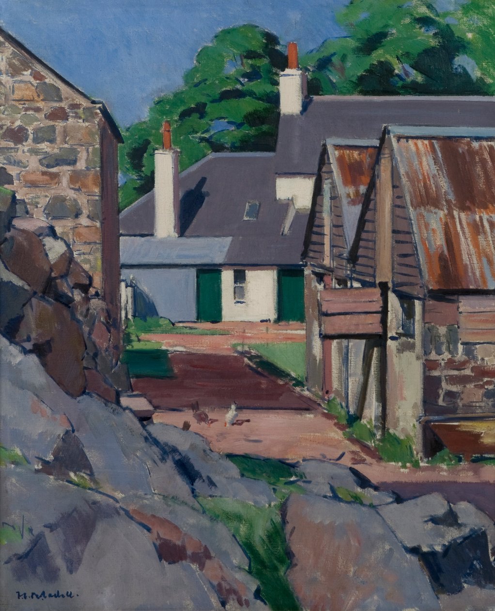La ferme, île de Mull - Francis Campbell Boileau Cadell