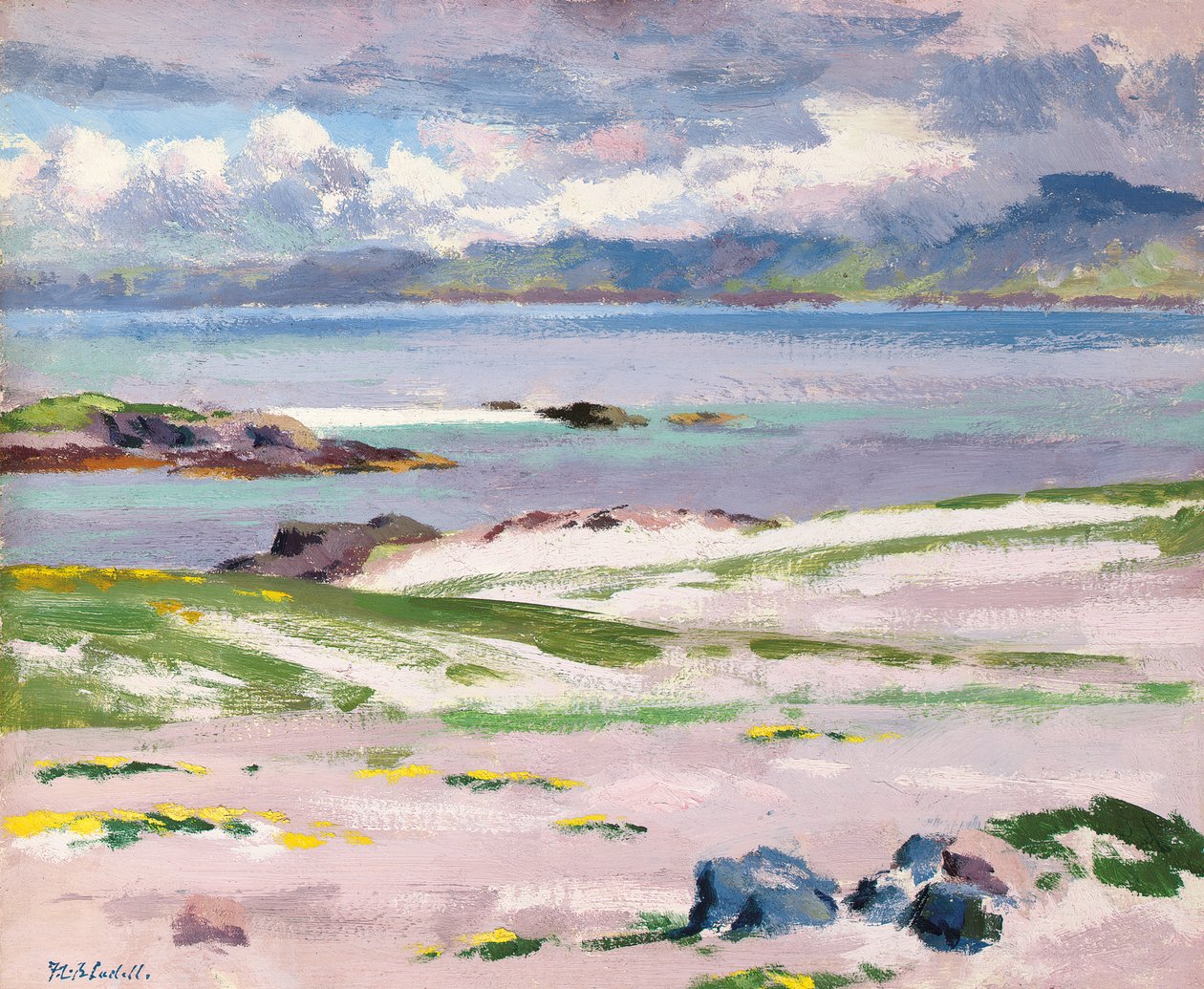 Vers Mull depuis Choc Ard Anraidh, Iona, vers 1928 - Francis Campbell Boileau Cadell