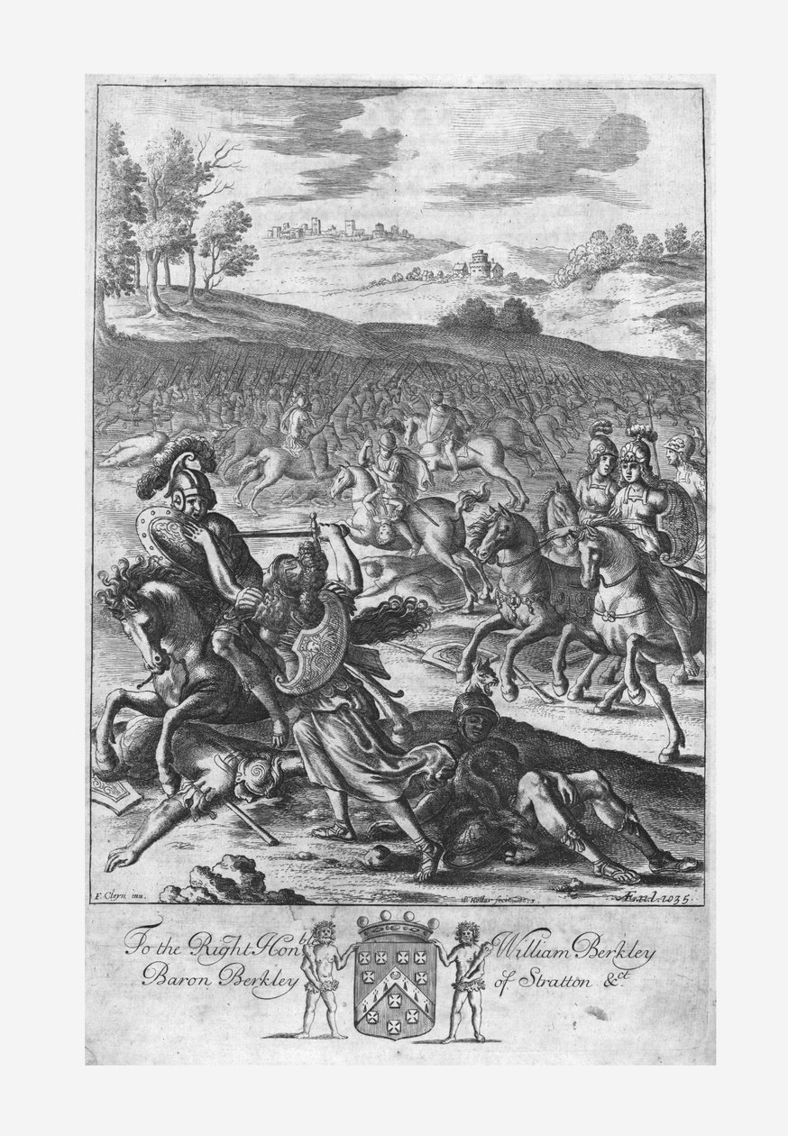 Camilla tuant Aunus, 1653 - Francis Cleyn