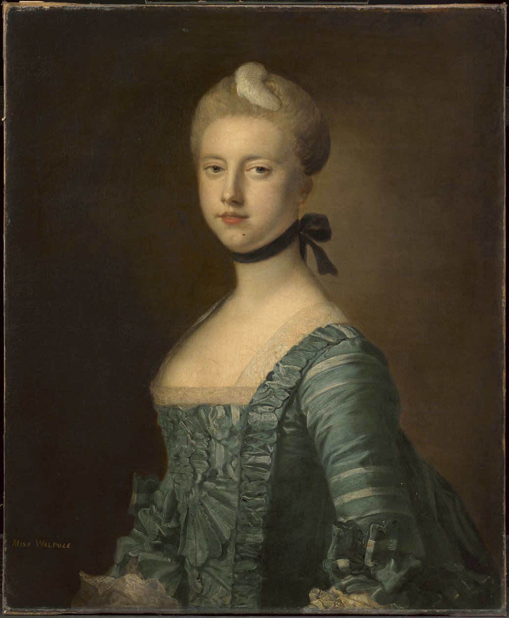 Mlle C. Walpole, devenue comtesse Dysart (l