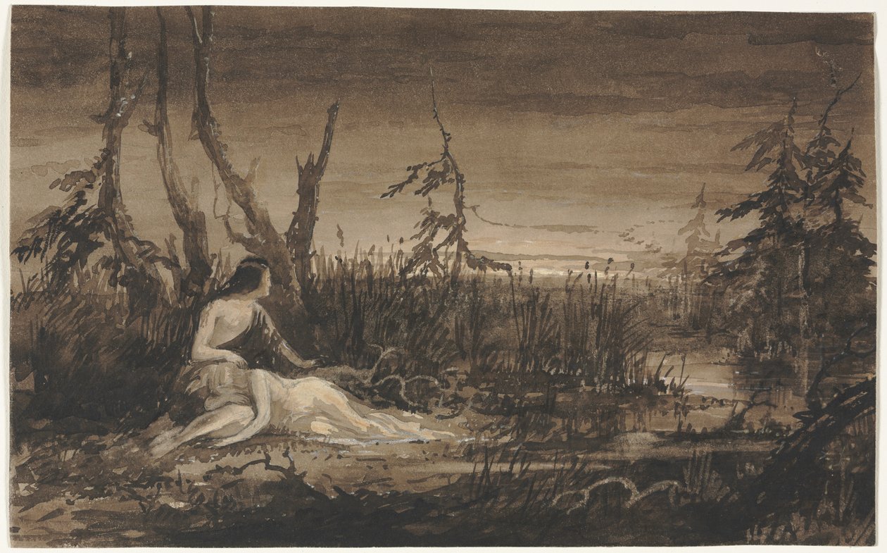 Figures dans un paysage - Francis Danby