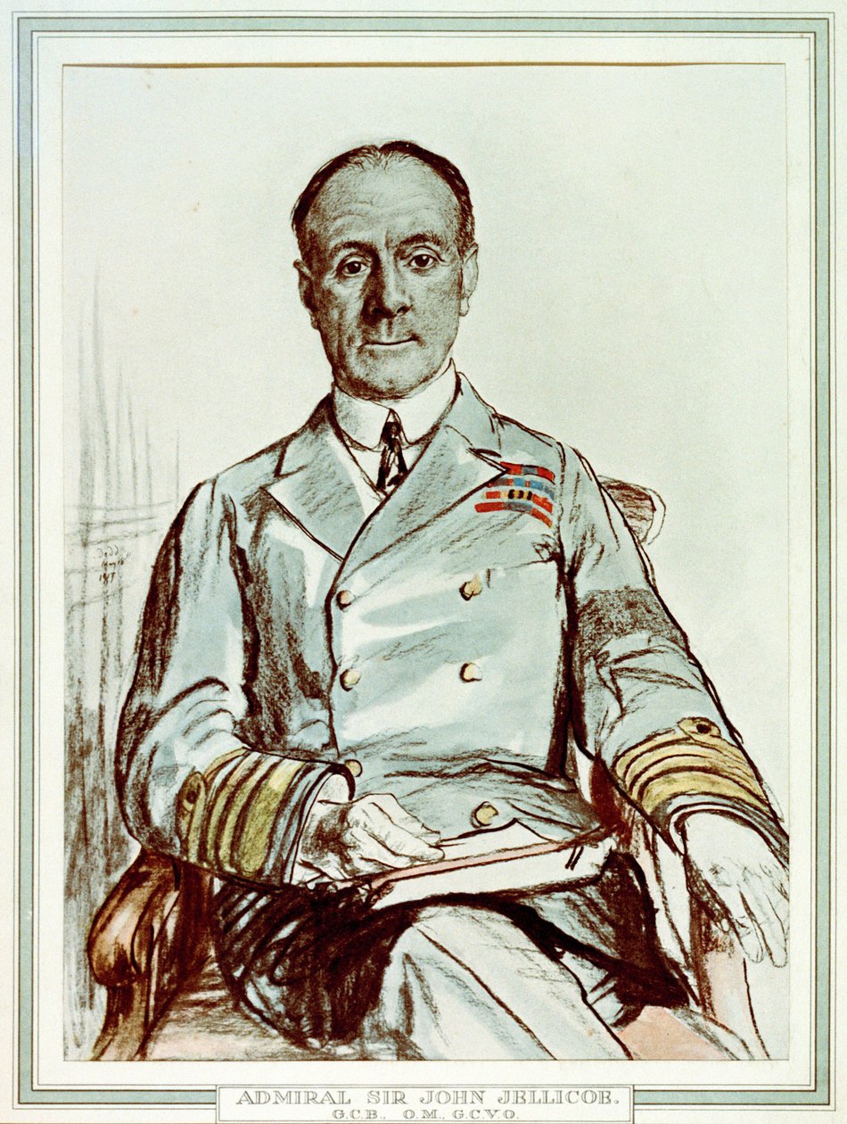 Amiral Sir John Jellicoe, G.C.B., O.M., G.C.V.O. (1859-1935) - Francis Dodd
