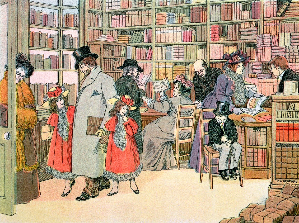 La librairie, 1899 - Francis Donkin Bedford