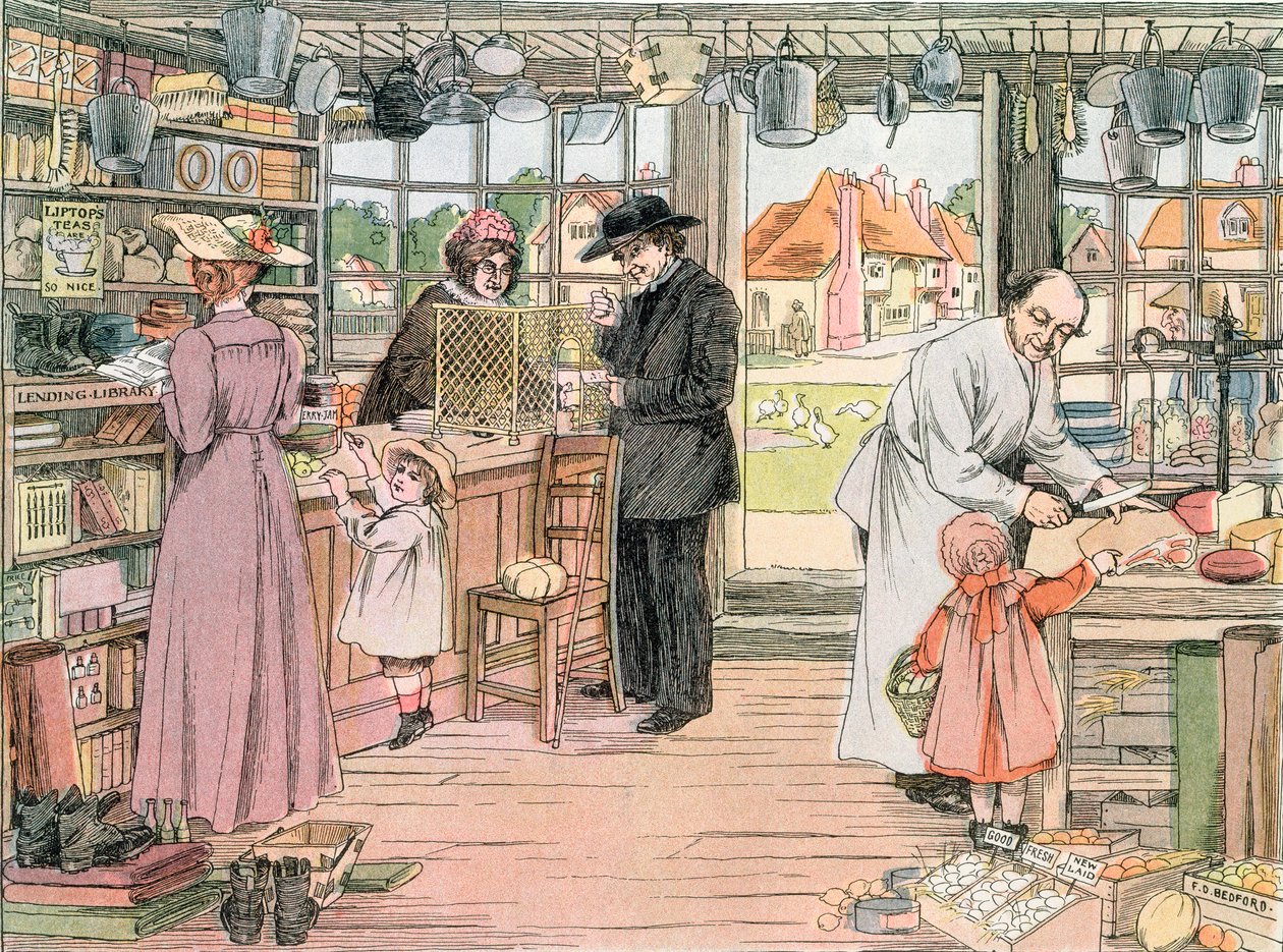Le Magasin Général, 1899. Du Livre des Boutiques, 1899 - Francis Donkin Bedford