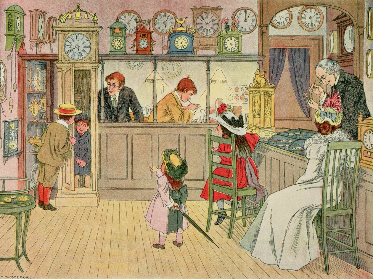 La bijouterie, tirée du "Livre des boutiques". - Francis Donkin Bedford